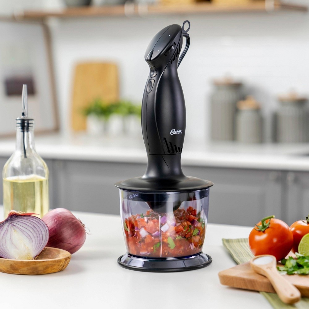 slide 2 of 5, Oster 2-Speed Immersion Hand Blender - Matte Black, 1 ct