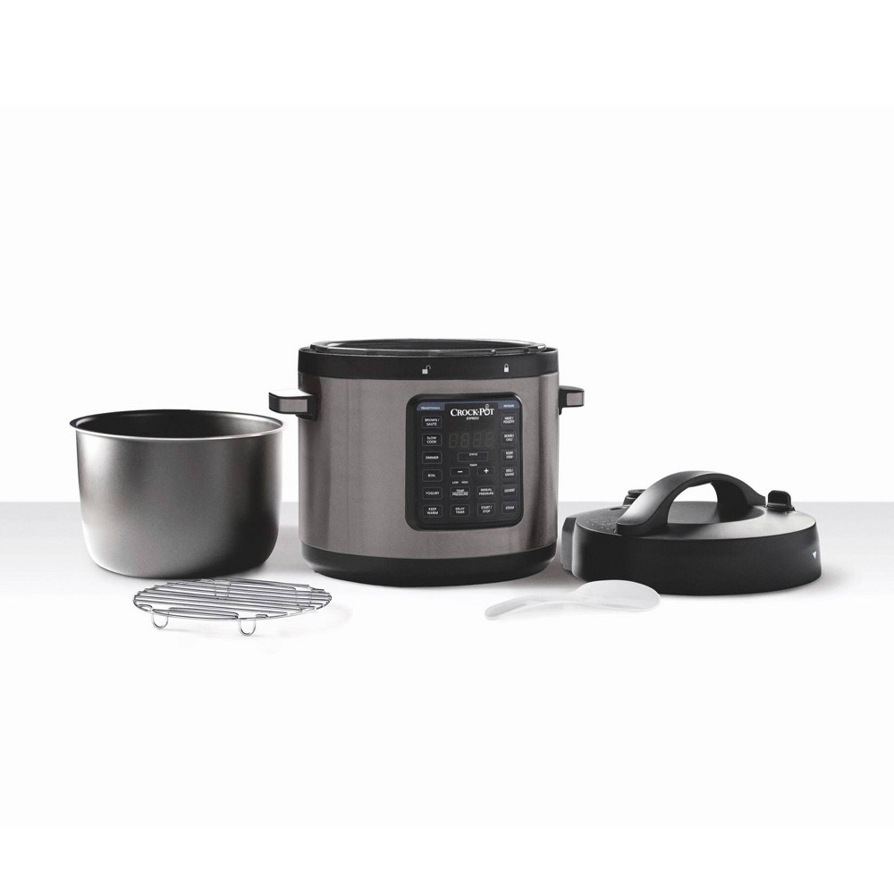 Crock-Pot Express 6-qt. Black Stainless Pressure Cooker