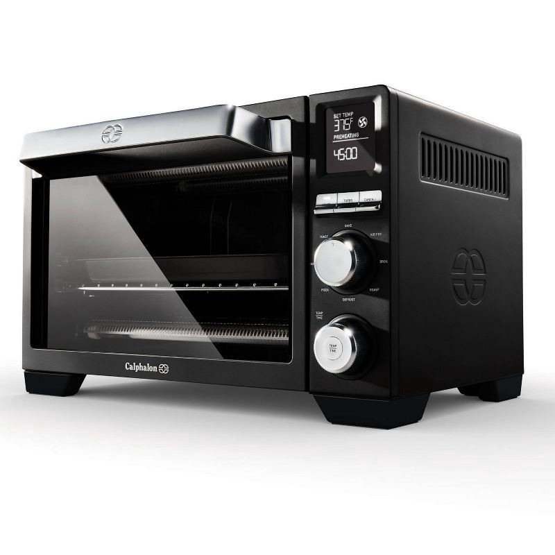slide 2 of 8, Calphalon Precision Control Air Fryer Toaster Oven - Black, 1 ct