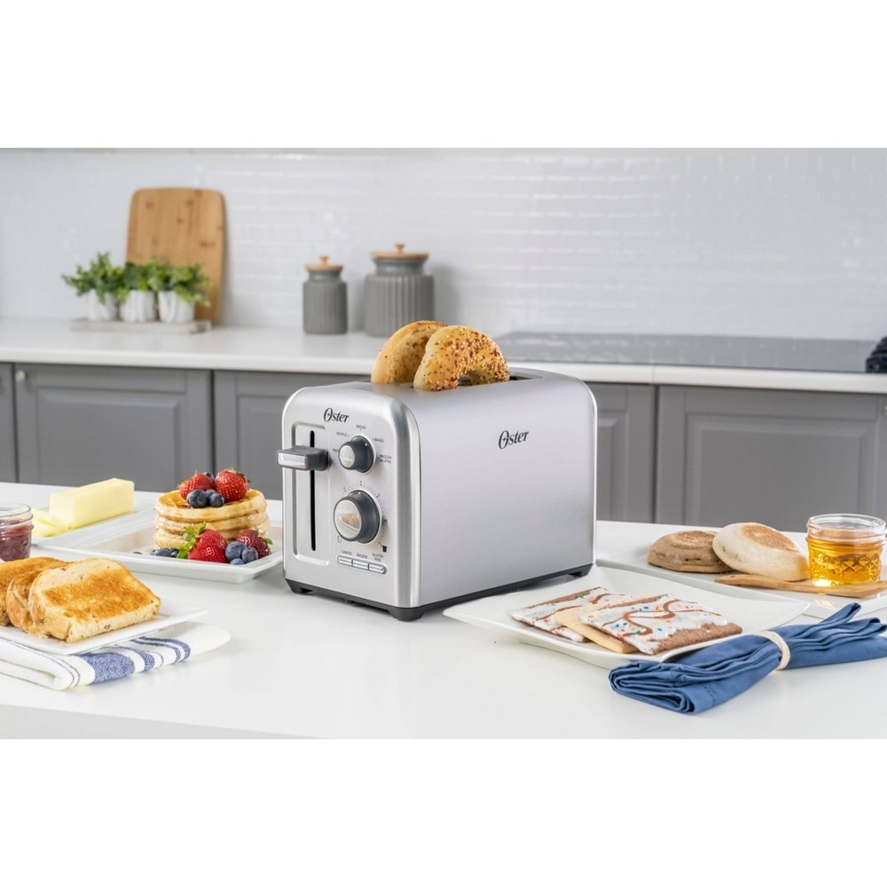 slide 2 of 6, Oster Precision Select 2-Slice Toaster - Silver, 1 ct