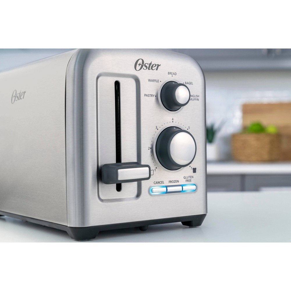 slide 3 of 6, Oster Precision Select 2-Slice Toaster - Silver, 1 ct