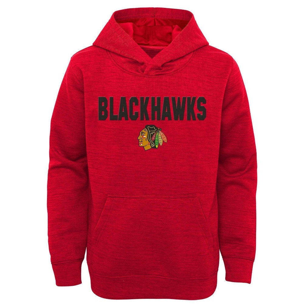 slide 2 of 3, NHL Chicago Blackhawks Boys' Goal Scorer Poly Hoodie - XL, 1 ct