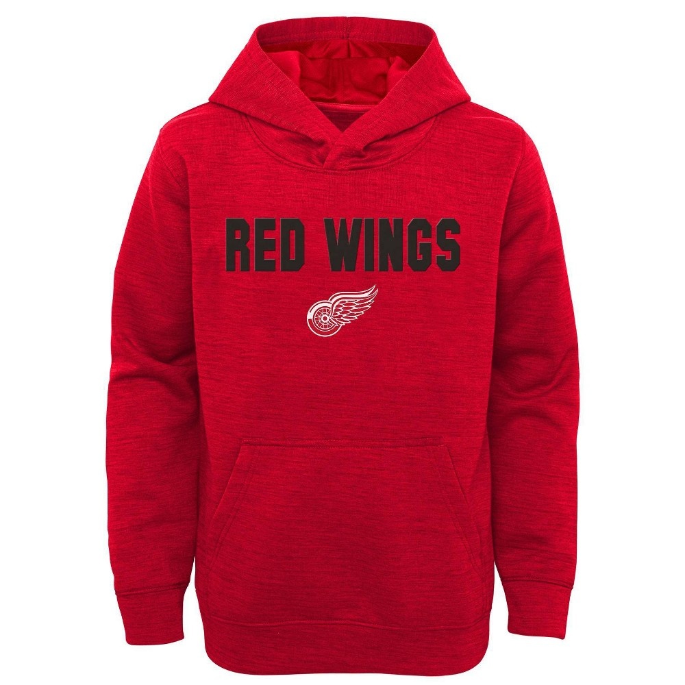 slide 2 of 3, NHL Detroit Red Wings Boys&#39; Goal Scorer Poly Hoodie - XL, 1 ct