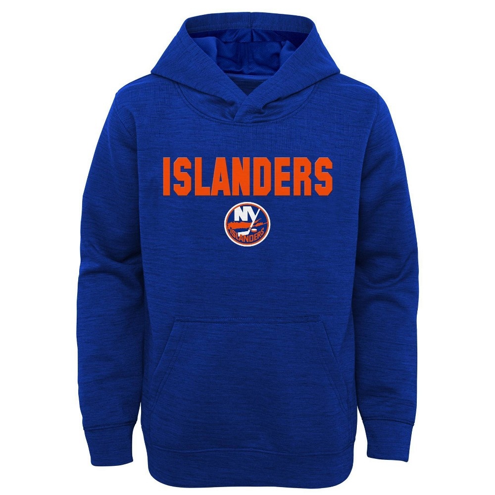 slide 2 of 3, NHL New York Islanders Boys&#39; Goal Scorer Poly Hoodie - XL, 1 ct