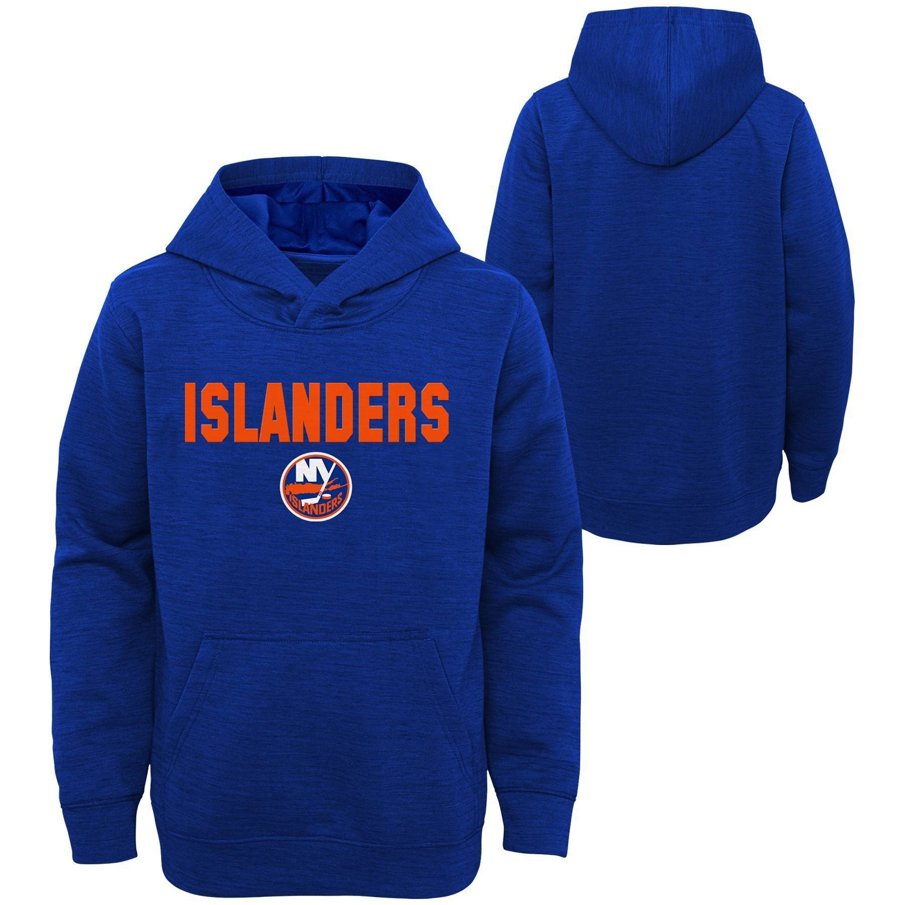 slide 1 of 3, NHL New York Islanders Boys&#39; Goal Scorer Poly Hoodie - XL, 1 ct