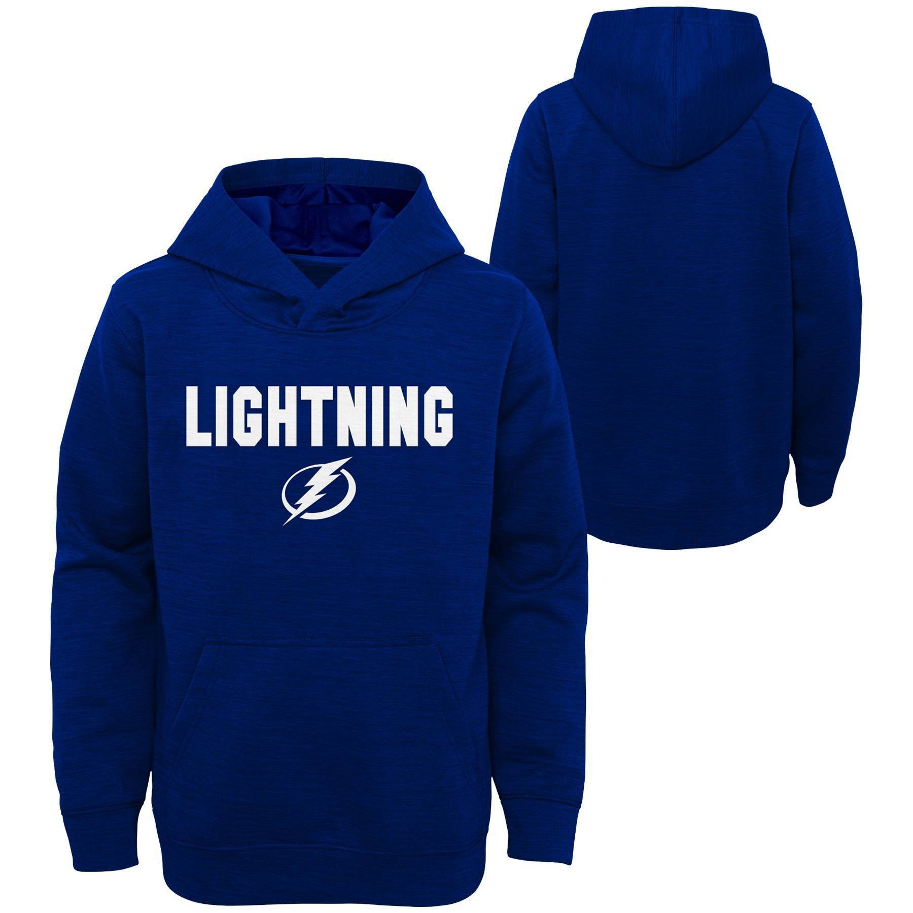 slide 1 of 3, NHL Tampa Bay Lightning Boys' Goal Scorer Poly Hoodie - XL, 1 ct