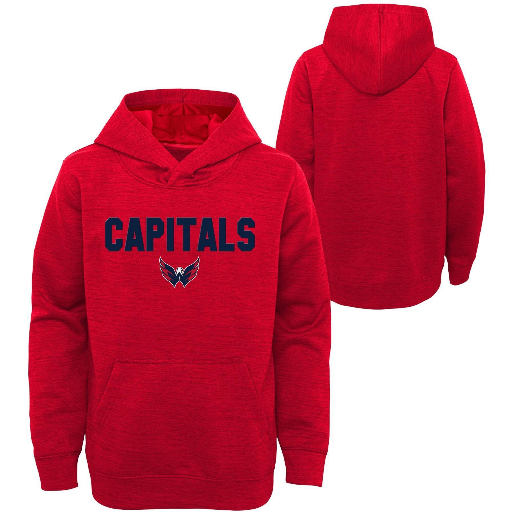 slide 1 of 3, NHL Washington Capitals Boys' Goal Scorer Poly Hoodie - XL, 1 ct