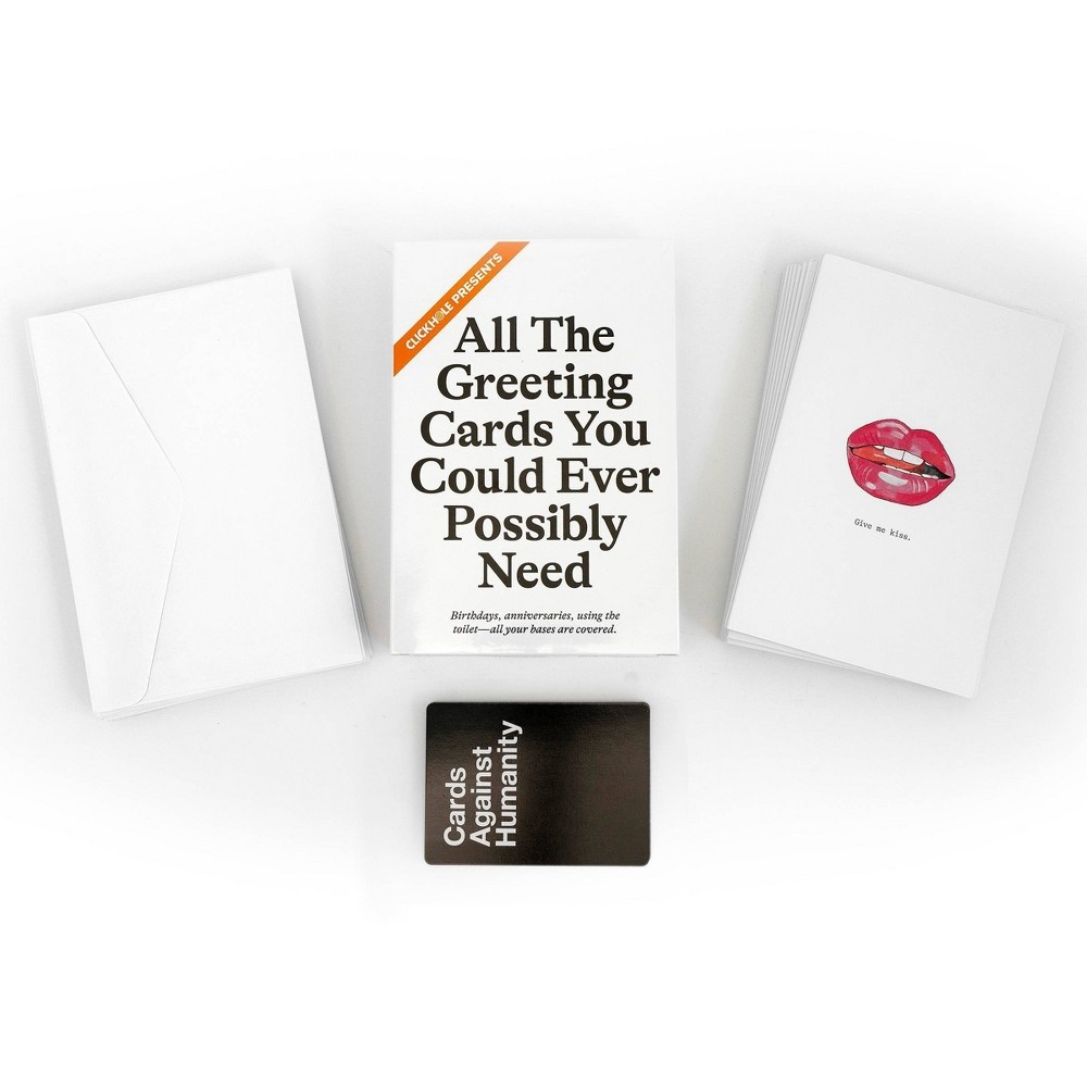 slide 4 of 5, Cards Against Humanity ClickHole Greeting Cards Pack Card Game, 1 ct