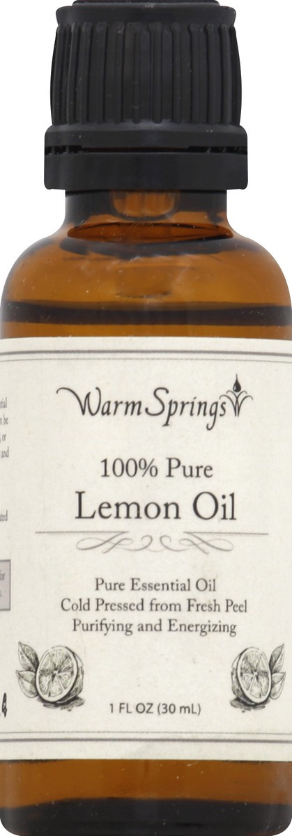 slide 2 of 2, Warm Springs Lemon Oil 1 oz, 1 fl oz