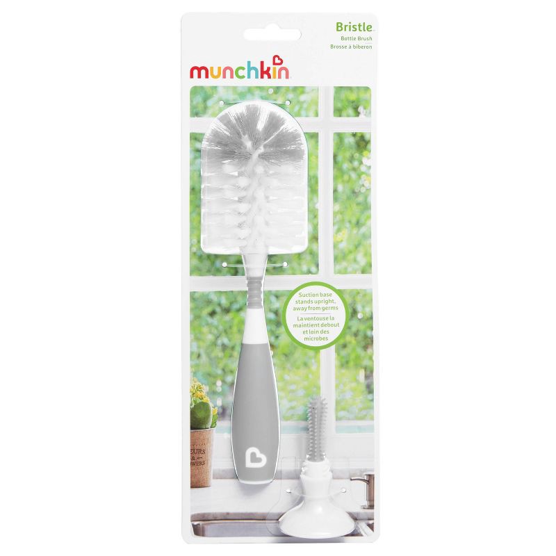 Munchkin Bristle Bottle Brush - Gray