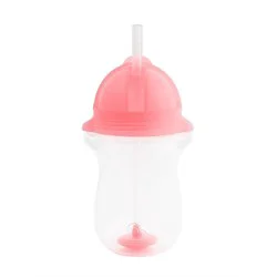 Munchkin Click Lock Weighted Straw Cup - 10oz - Pink