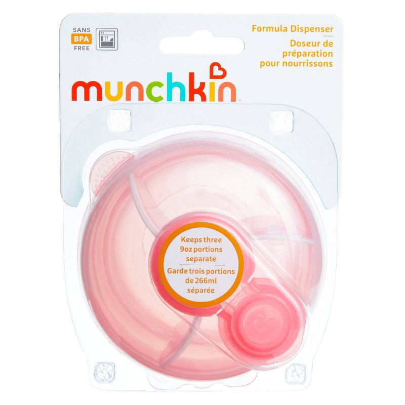 slide 4 of 5, Munchkin Formula Dispenser - Pink, 1 ct