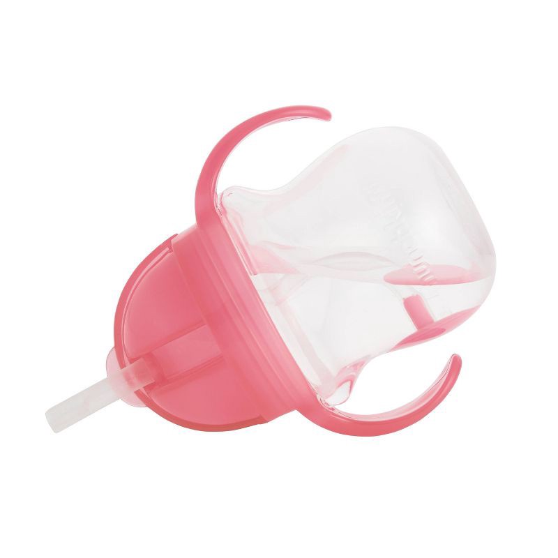 slide 3 of 7, Munchkin Click Lock Weighted Straw Trainer Cup - 7oz - Pink, 7 oz