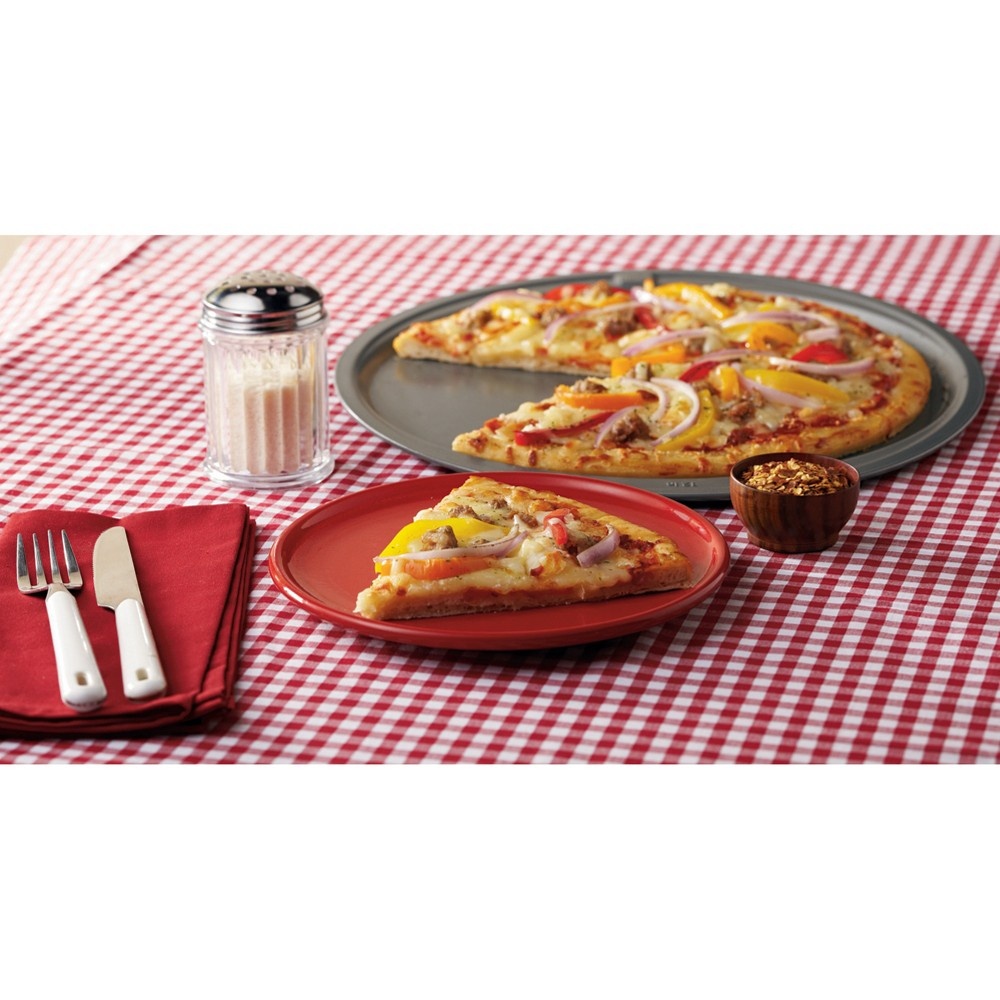 slide 4 of 6, GoodCook Ready Nonstick 12" Pizza Pan, 1 ct