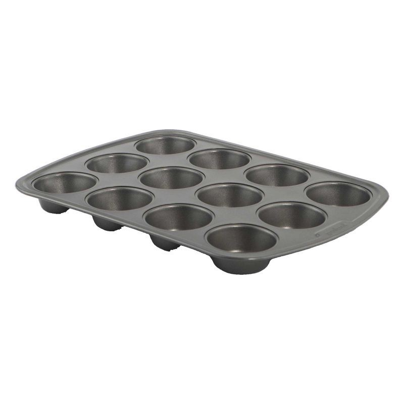 slide 2 of 7, GoodCook Ready Nonstick 12 Cup Muffin Pan, 1 ct