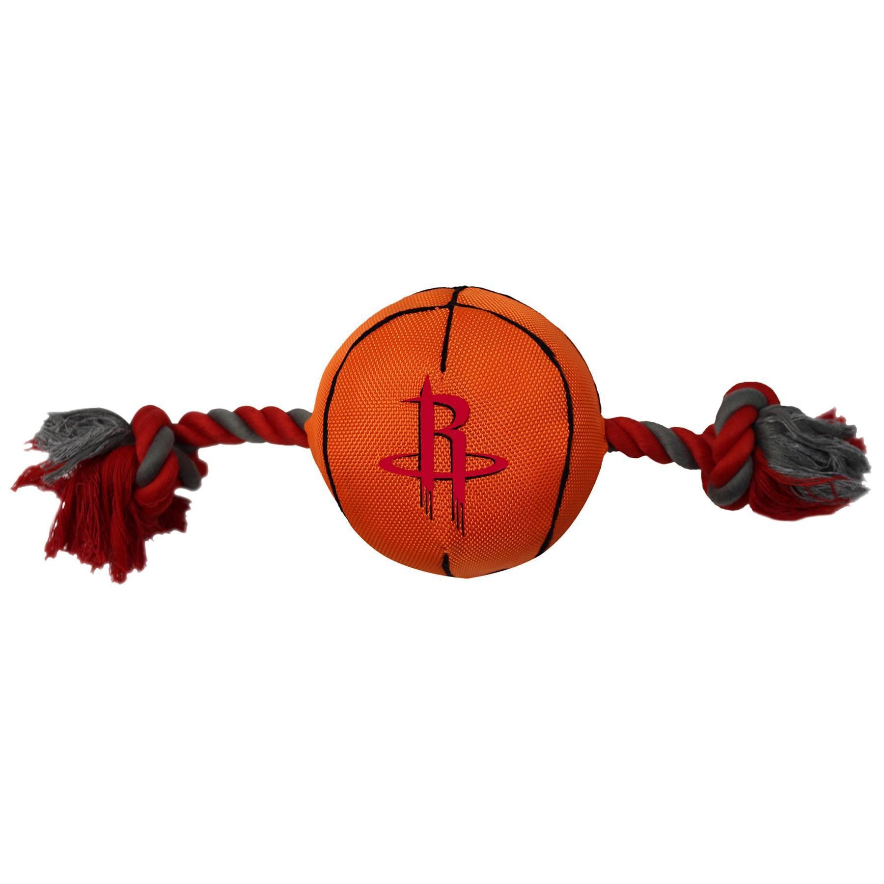 slide 1 of 1, NBA Houston Rockets Basketball Rope Toy, 1 ct