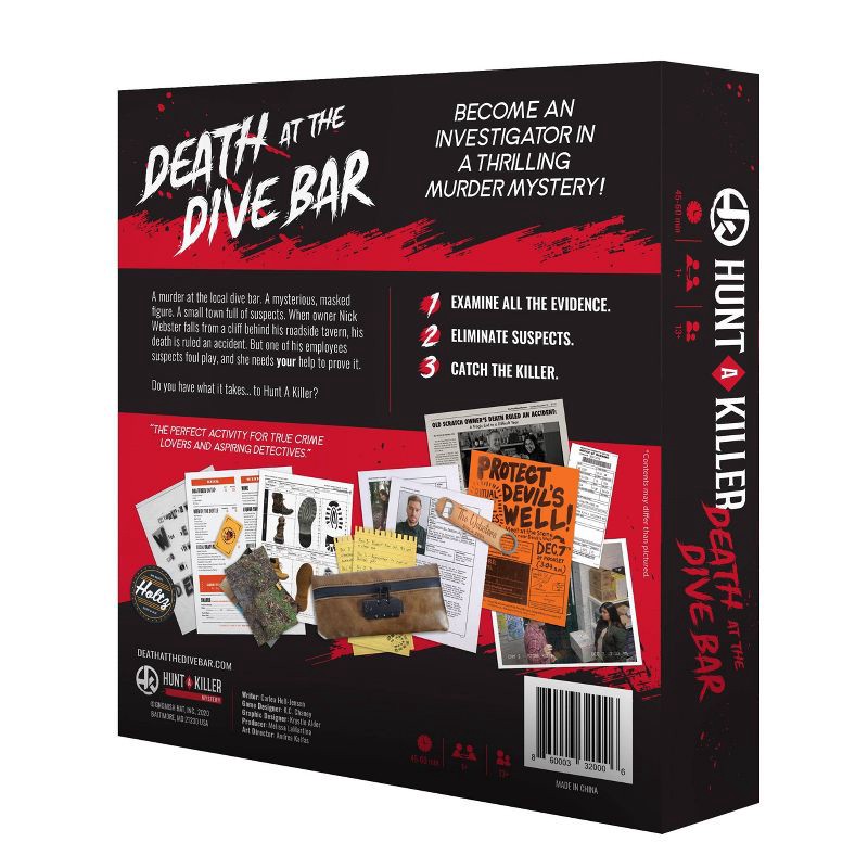 slide 3 of 10, Hunt A Killer: Death At The Dive Bar Murder Mystery Game, 1 ct