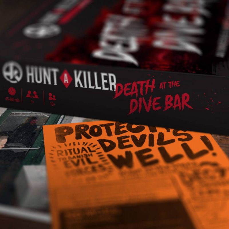 slide 6 of 10, Hunt A Killer: Death At The Dive Bar Murder Mystery Game, 1 ct