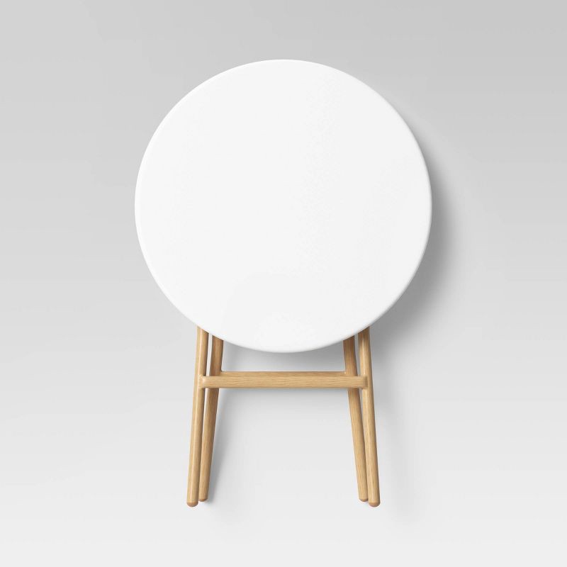 slide 4 of 7, French Cafe Folding Round Patio Bistro Table - Threshold™, 1 ct