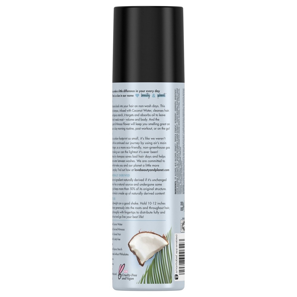 slide 2 of 4, Love Beauty and Planet Coconut Water Dry Shampoo, 1.53 oz