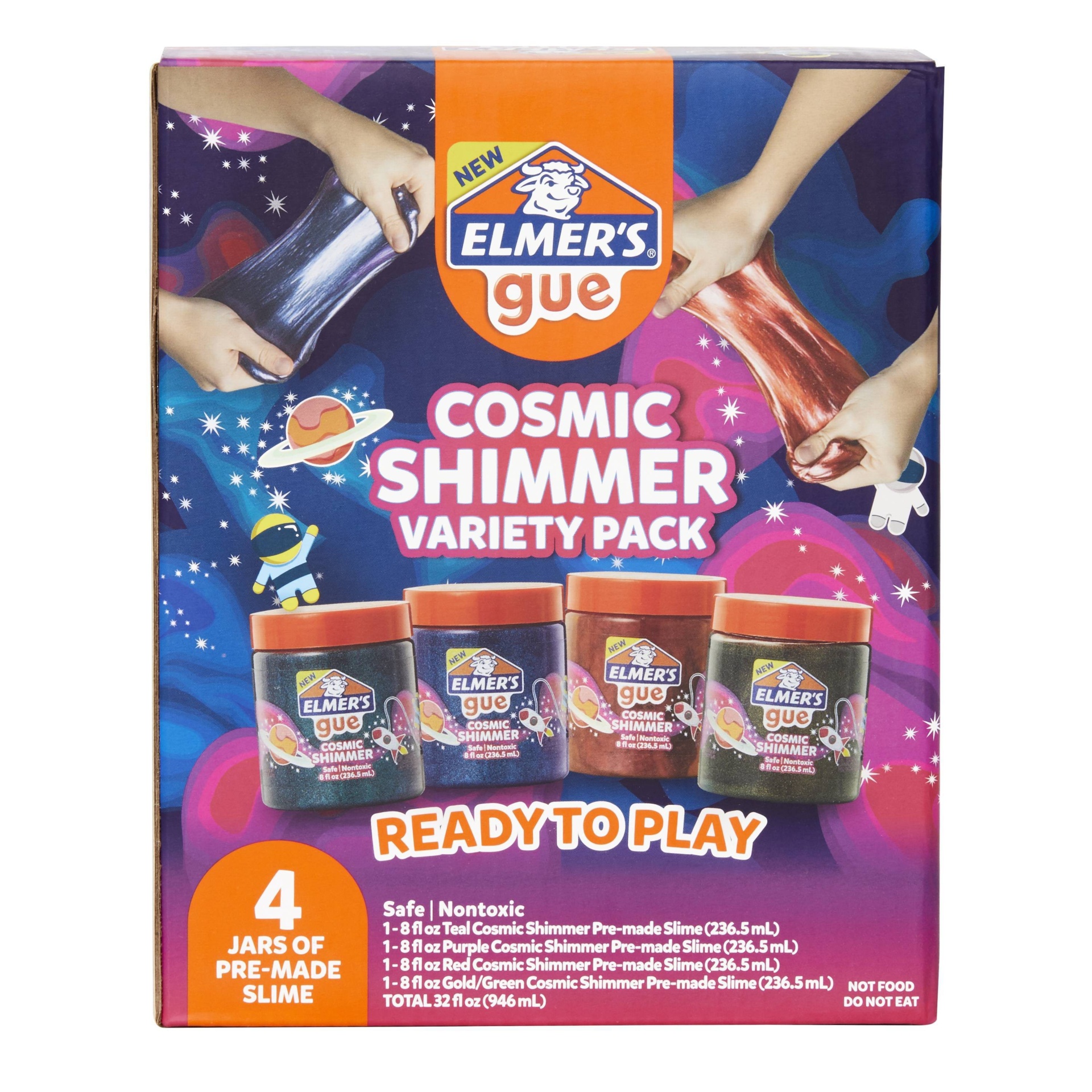 Elmer's Gue Pre-Made Slime, Cosmic Shimmer, 8 oz