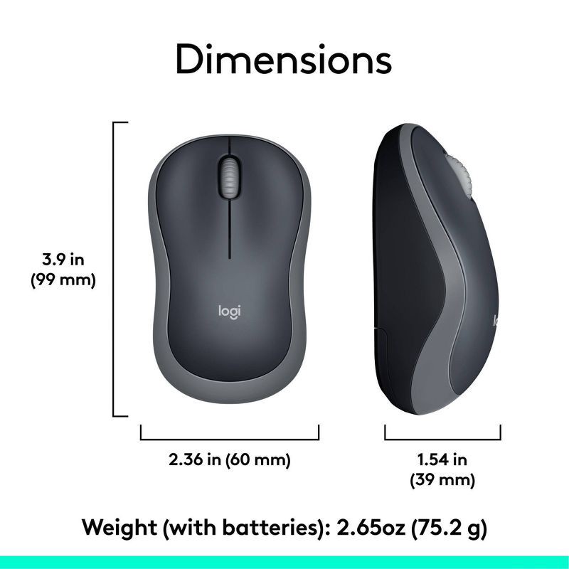 slide 8 of 10, Logitech Wireless Keyboard and Mouse: USB-A Full Size, Mechanical Switch, Business Use, 1 ct