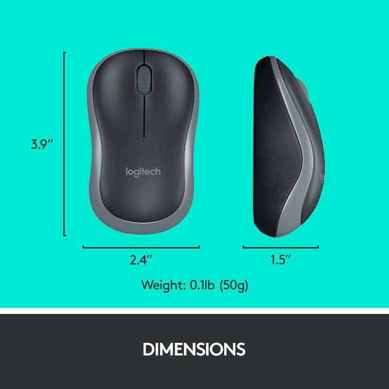 slide 8 of 10, Logitech Wireless Keyboard and Mouse, 1 ct