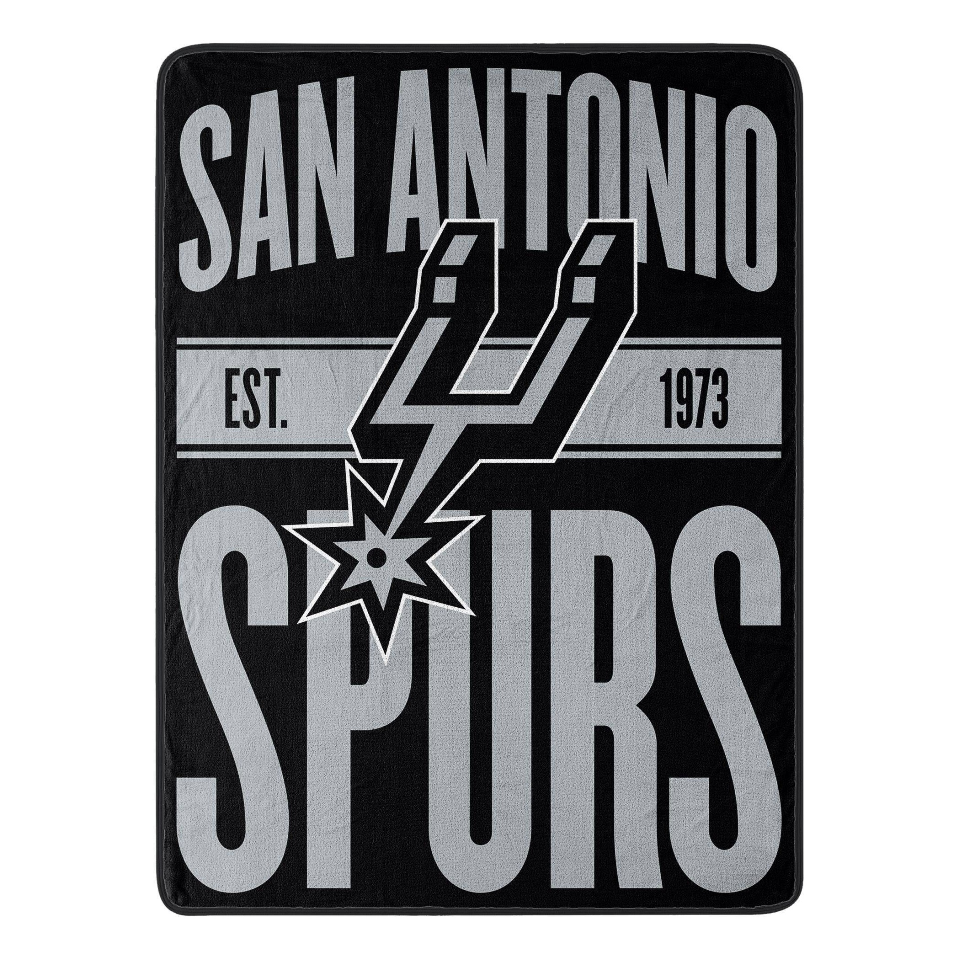 slide 1 of 3, NBA San Antonio Spurs Micro Throw Blanket, 1 ct