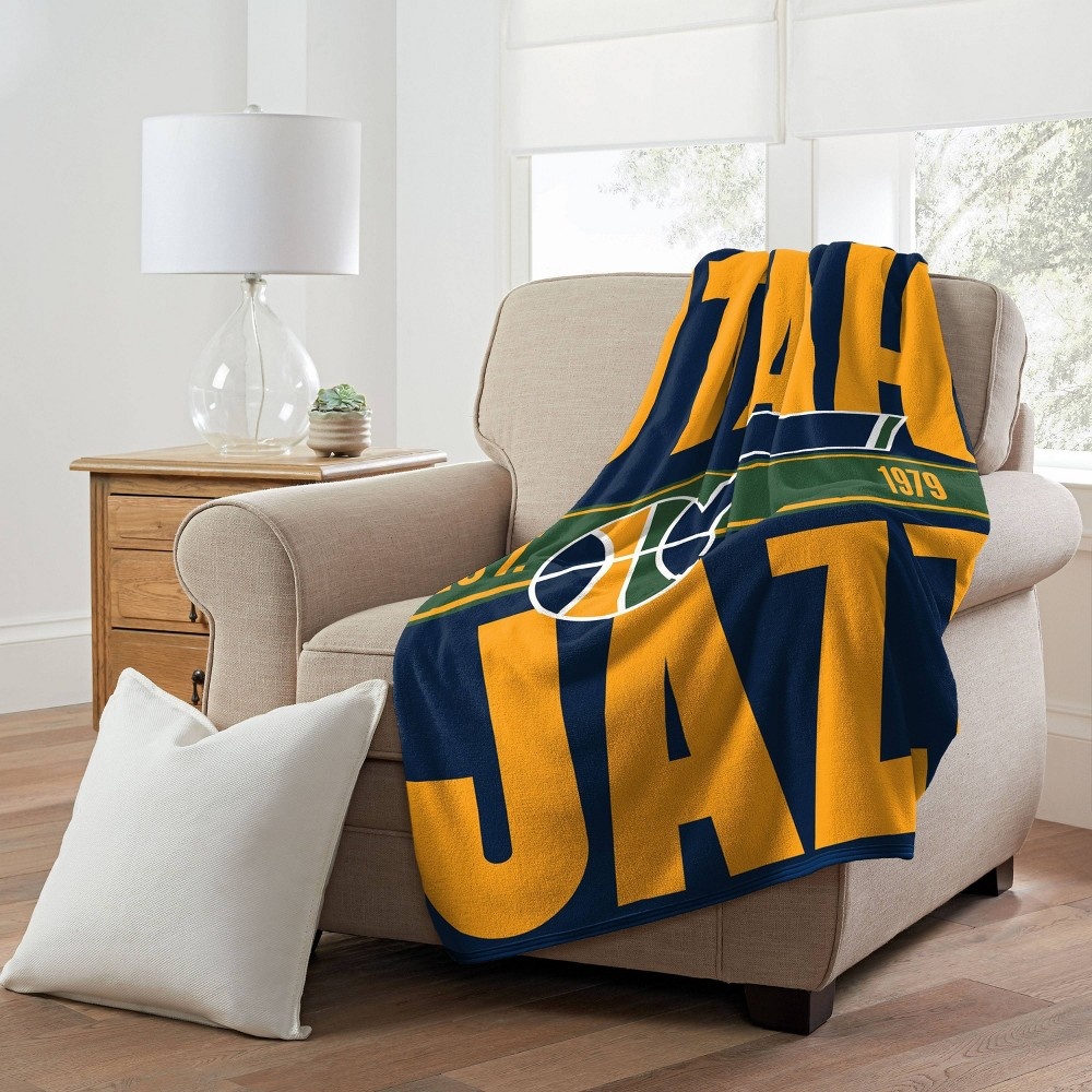 slide 2 of 3, NBA Utah Jazz Micro Throw Blanket, 1 ct