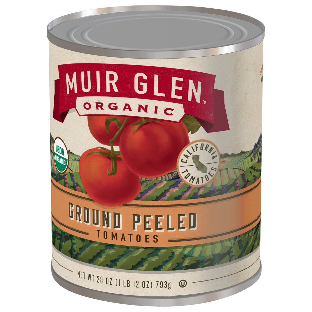 slide 6 of 11, Muir Glen Organic Ground Peeled Tomatoes 28 oz Can, 28 oz