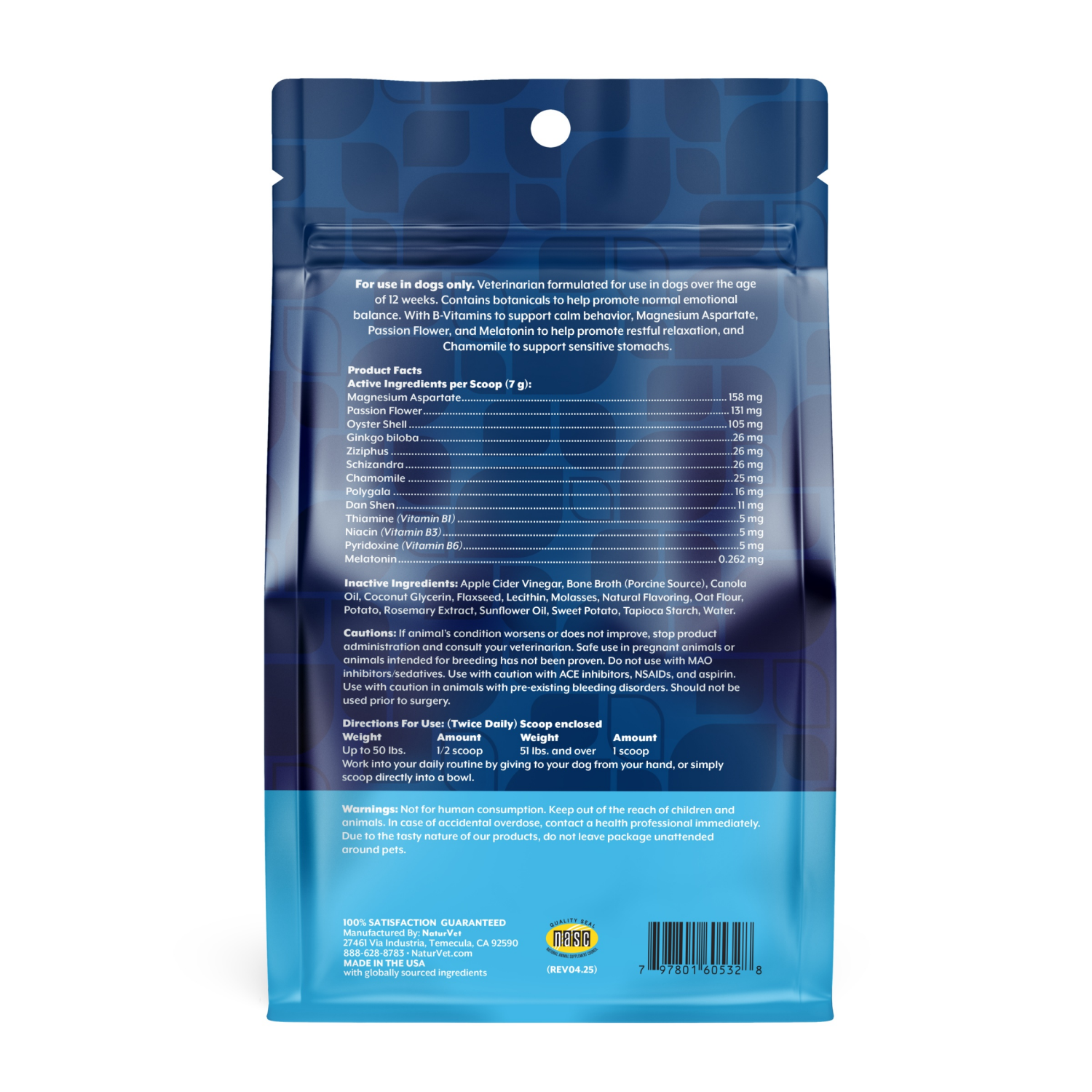 slide 2 of 4, NaturVet Daily Emotional Support with 24/7 Relief, Scoopable Tiny Bites for Dogs, 11 Oz., 11 oz