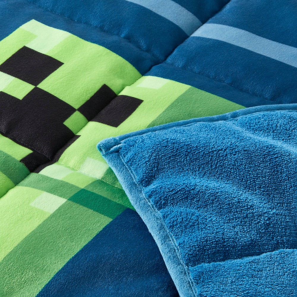 slide 5 of 5, Minecraft Evil Spirits Weighted Blanket, 1 ct