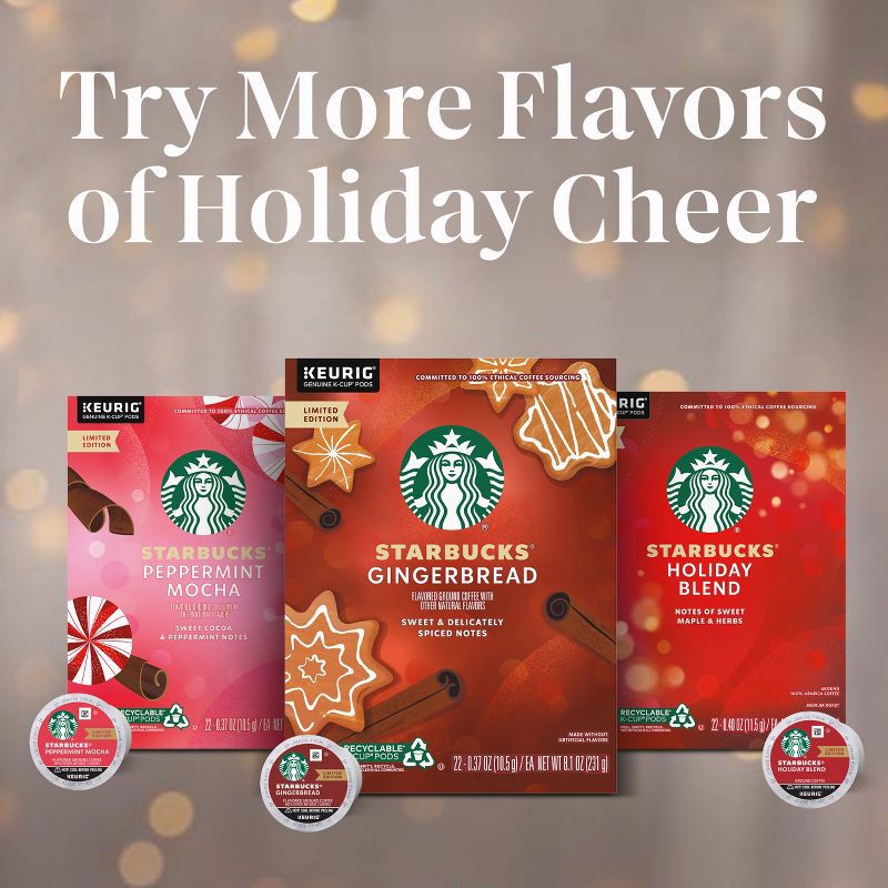 slide 5 of 9, Starbucks Keurig K-Cup Holiday Blend - 22ct/8.9oz - Medium Roast, 22 ct; 8.9 oz