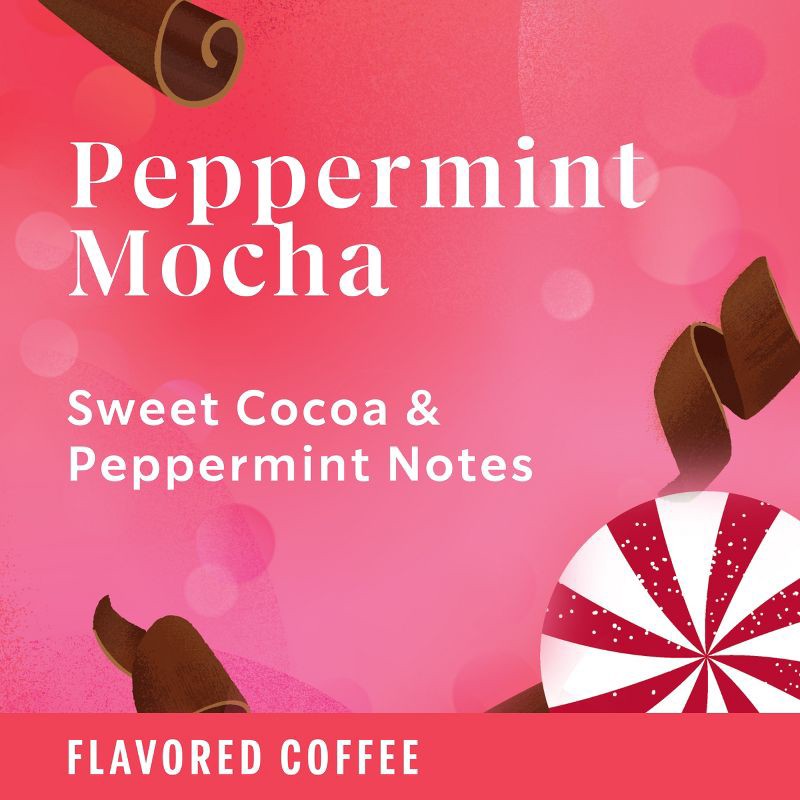 slide 3 of 9, Starbucks Peppermint Mocha Medium Roast Coffee Keurig K-Cup - 22ct/8.1oz, 22 ct; 8.1 oz