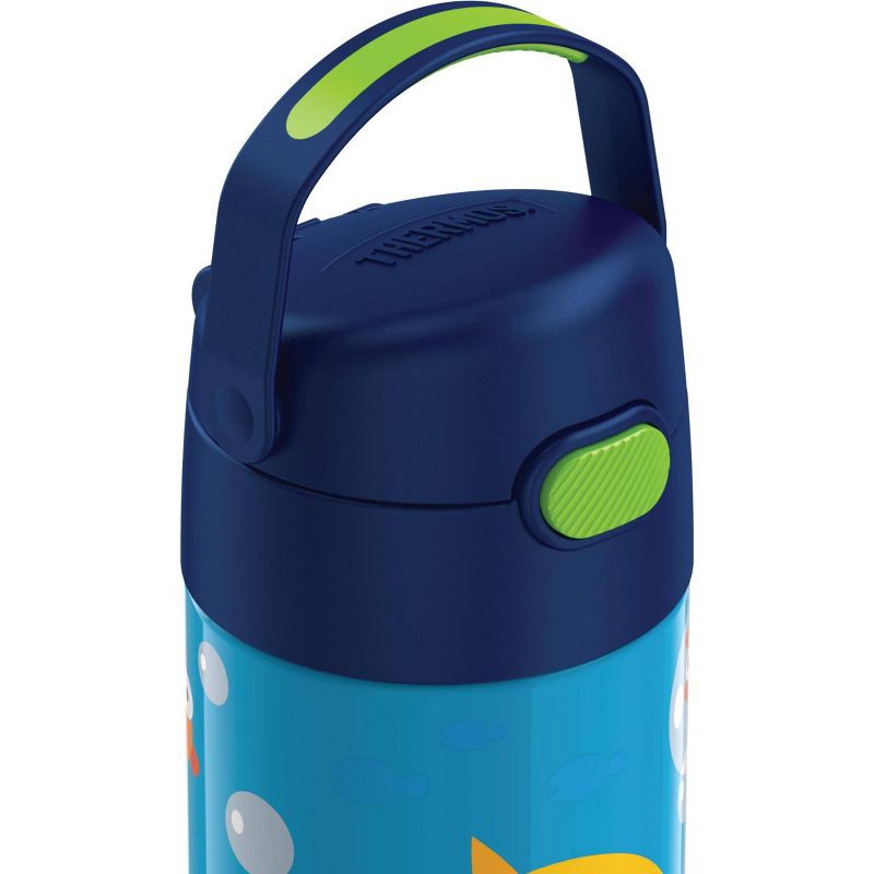 slide 6 of 7, Nickelodeon Thermos Kids' 12oz Stainless Steel FUNtainer Water Bottle with Bail Handle - Navy Baby Shark, 1 ct