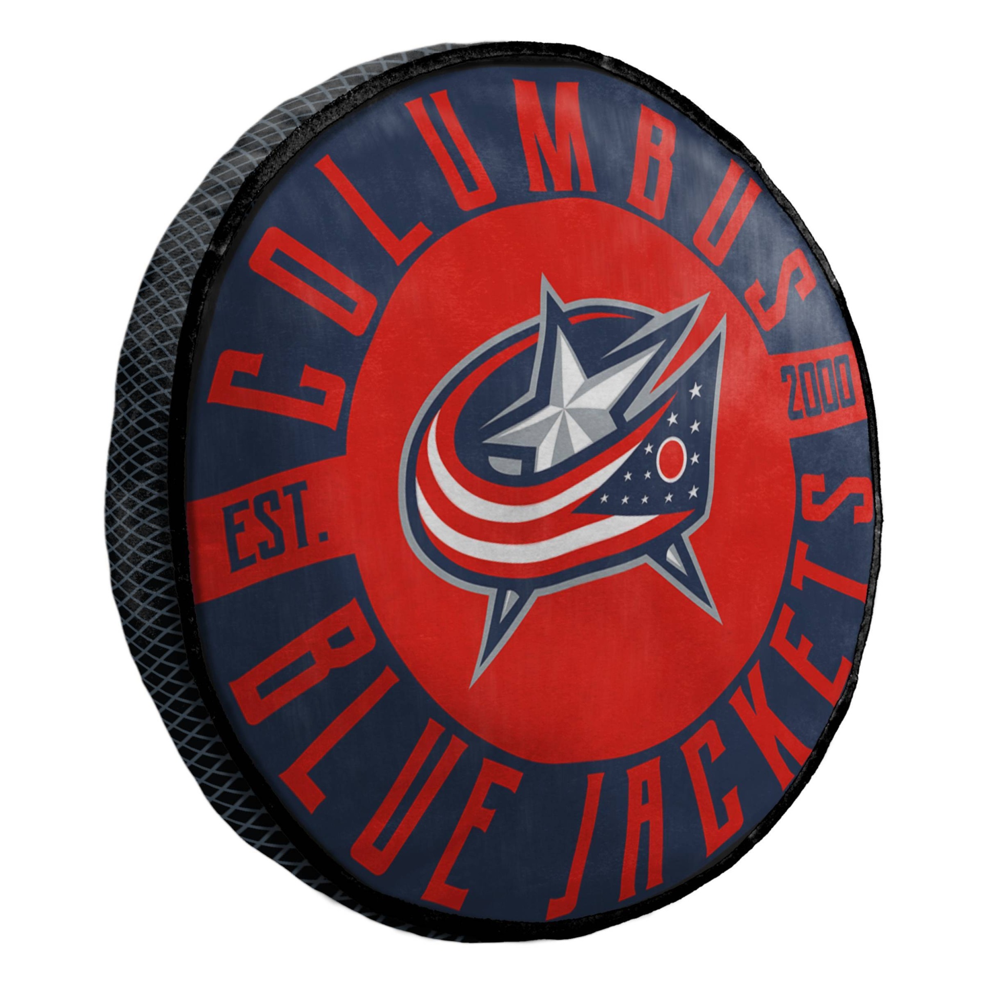 slide 1 of 3, NHL Columbus Blue Jackets Cloud Pillow, 1 ct