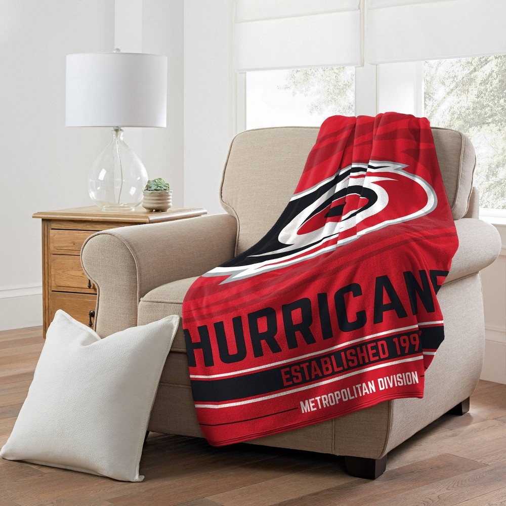 slide 2 of 3, NHL Carolina Hurricanes Micro Throw Blanket, 1 ct