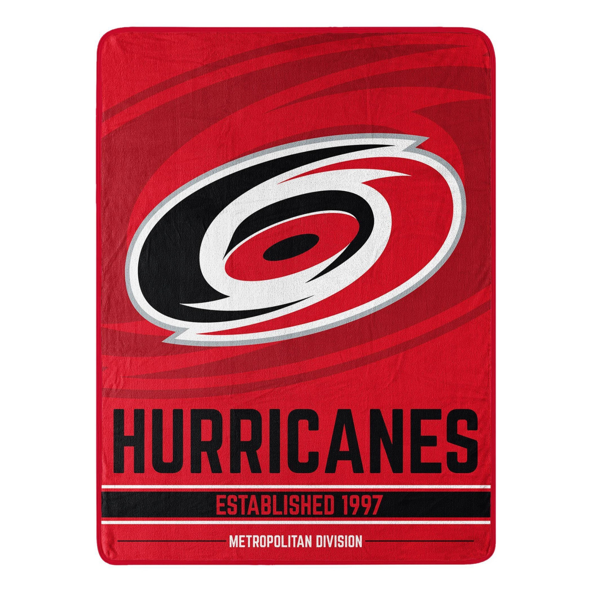 slide 1 of 3, NHL Carolina Hurricanes Micro Throw Blanket, 1 ct