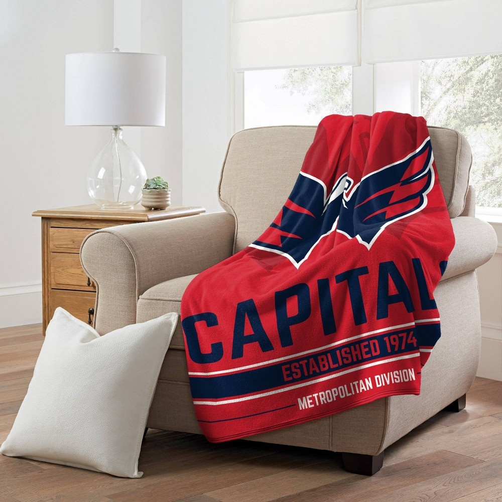 slide 2 of 3, NHL Washington Capitals Micro Throw Blanket, 1 ct