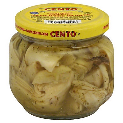 slide 1 of 9, Cento Quartered & Marinated Artichoke Hearts, 6 oz