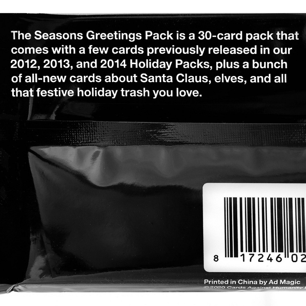 slide 4 of 5, Cards Against Humanity Seasons Greetings Pack Card Game, 1 ct