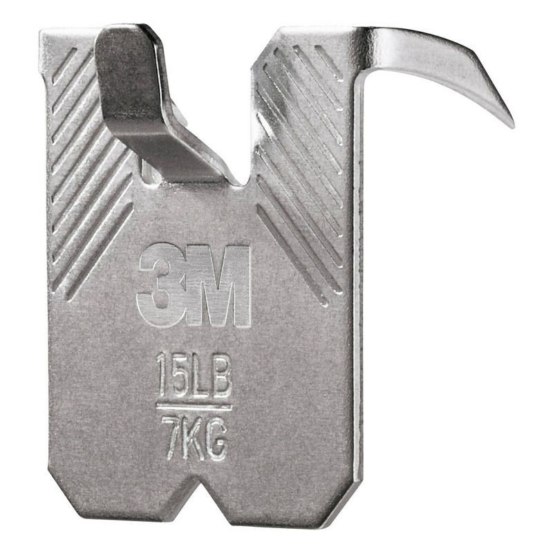 slide 6 of 13, 3M Company 3M 15lb CLAW Drywall Picture Hanger with Temporary Spot Marker + 5 hangers and 5 markers: Metal Hooks, 15lb Capacity, 15 lb, 15 lb