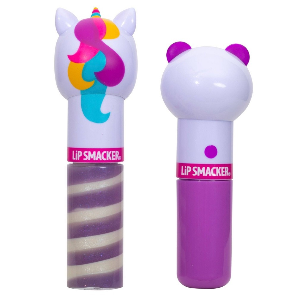 slide 3 of 4, Lip Smacker Lippy Pals Balm & Gloss - Unicorn Frosting/Paws-itively Bear-y, 2 ct