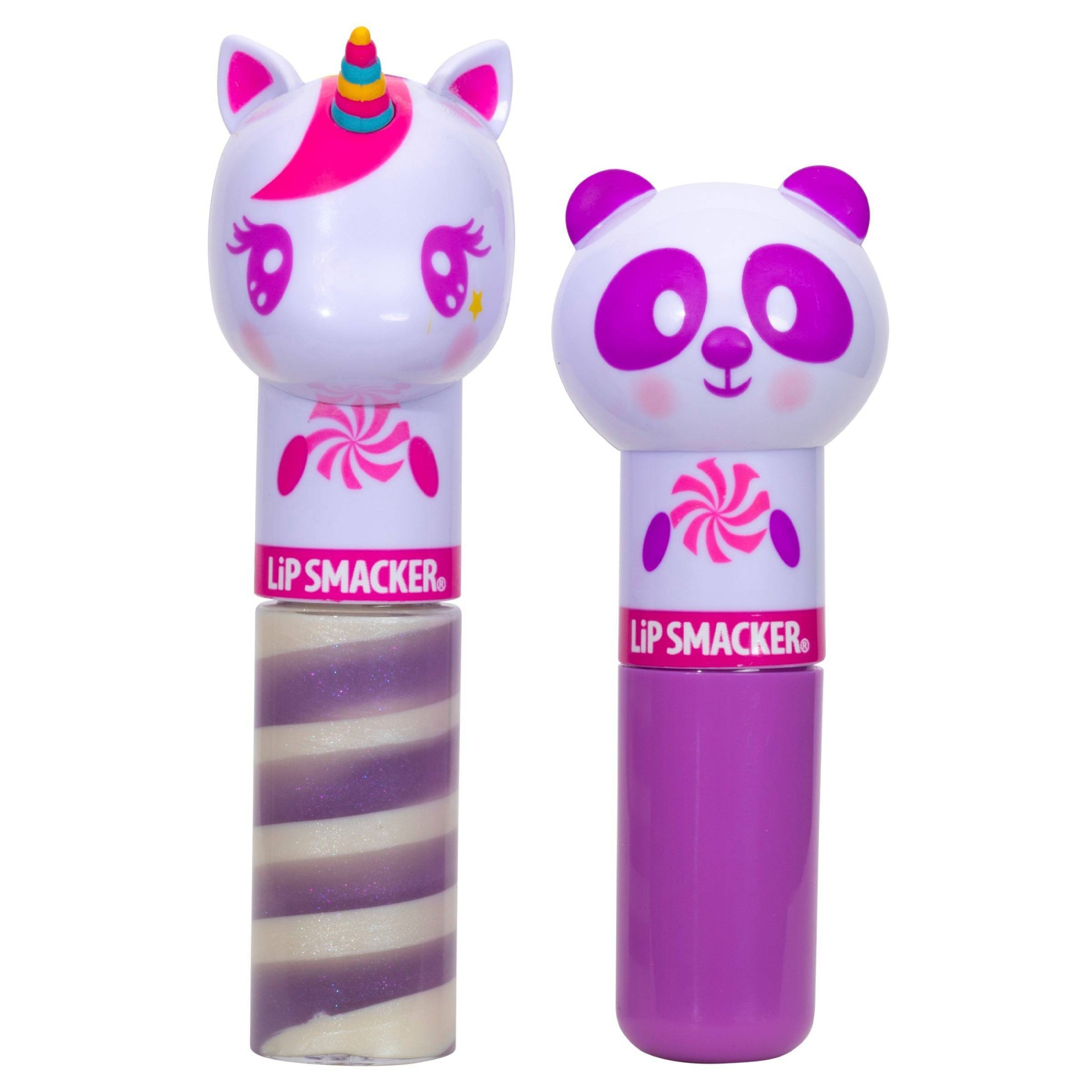 slide 1 of 4, Lip Smacker Lippy Pals Balm & Gloss - Unicorn Frosting/Paws-itively Bear-y, 2 ct