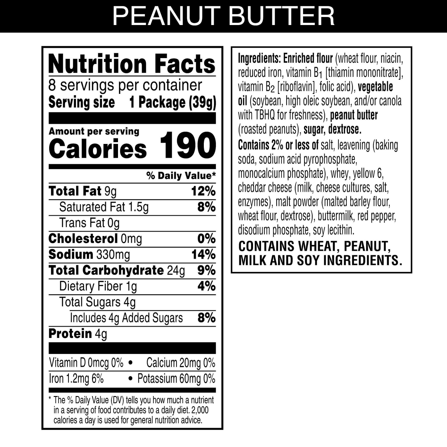 slide 5 of 7, Austin 8 Pack Peanut Butter on Cheese Sandwich Crackers 8 - 1.38 oz Packages, 8 ct
