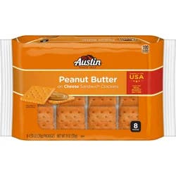 Austin 8 Pack Peanut Butter on Cheese Sandwich Crackers 8 - 1.38 oz Packages