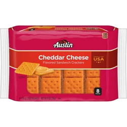 Austin Cheddar Cheese on Cheese Sandwich Crackers