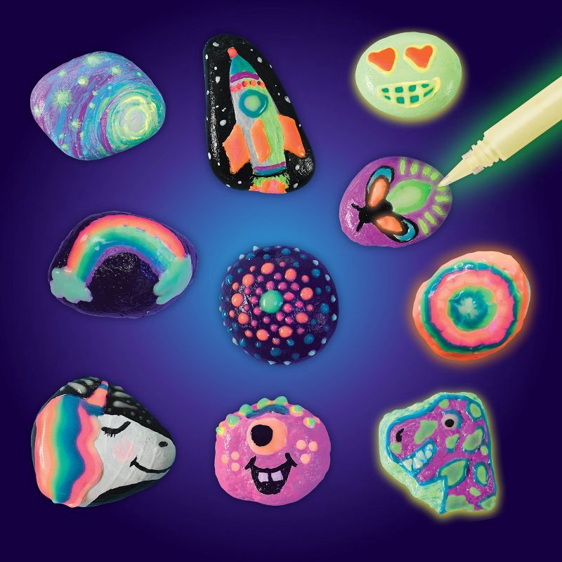 slide 3 of 13, Creativity for Kids Glow in the Dark Rock Painting Kit: DIY Art for Kids Activities, Painted Rock Kits, Ages 6+, 1 ct
