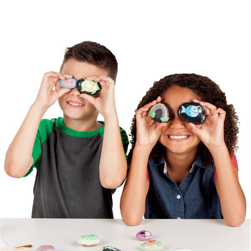 slide 9 of 13, Creativity for Kids Glow in the Dark Rock Painting Kit: DIY Art for Kids Activities, Painted Rock Kits, Ages 6+, 1 ct