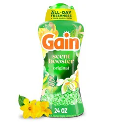 Gain Original Fireworks In-Wash Laundry Scent Booster Beads - 24oz: Bleach-Free, Spill-Resistant Lid, Odor Control